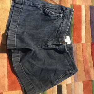 Ann Taylor Loft Womens Shorts 2 Navy Blue Denim